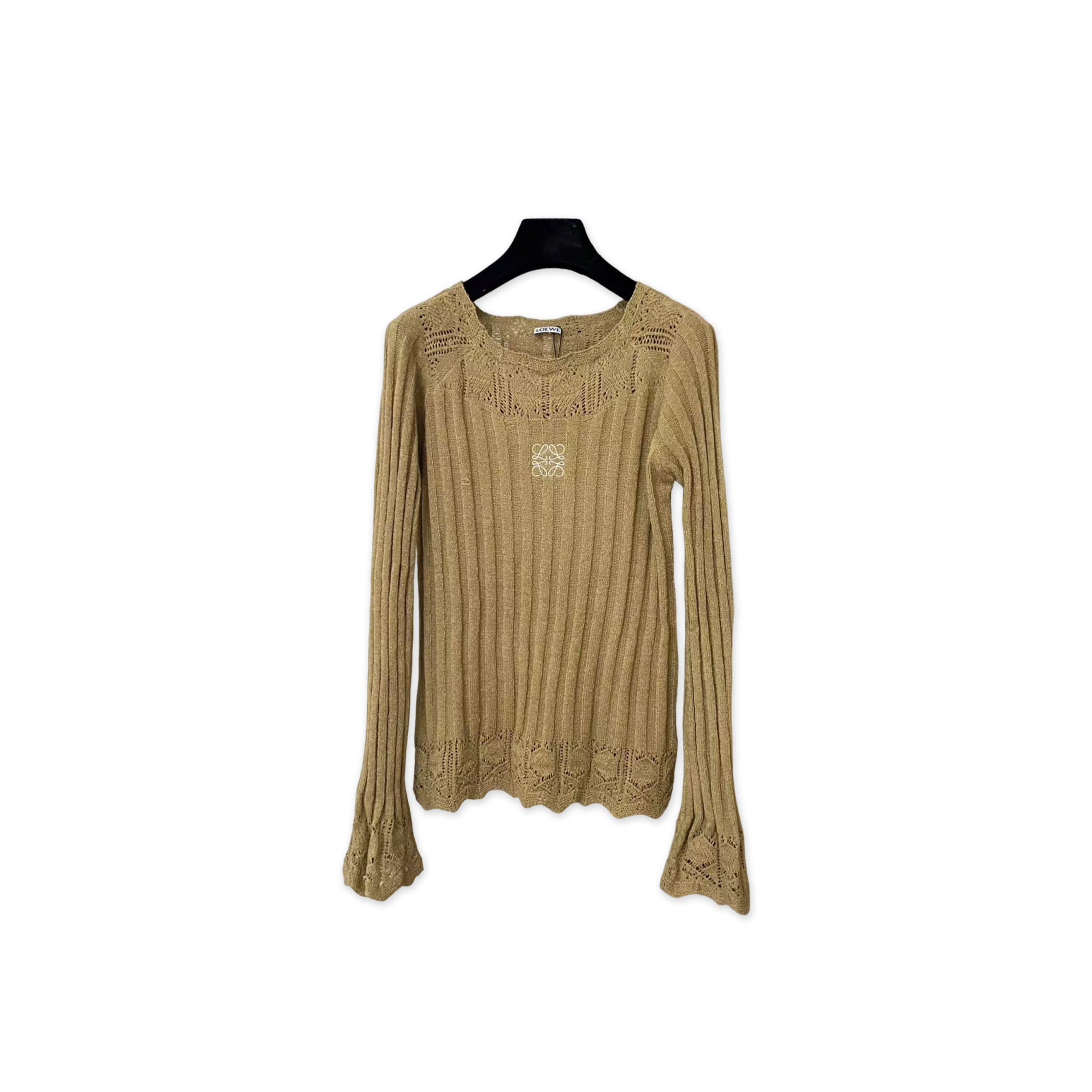 LOEWE OPENWORK KNIT LONG SLEEVE